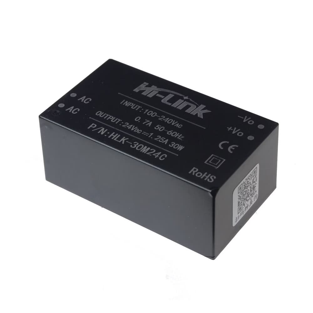 HLK-30M24C | مبدل 220 ولت AC به 24 ولت DC با حداکثر جریان 1.25 آمپر