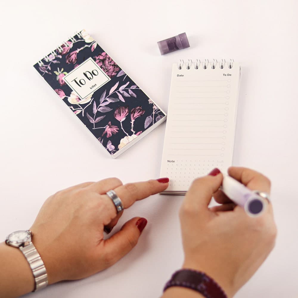دفترچه To Do List گلدار کیفت — تصویر ۱۰