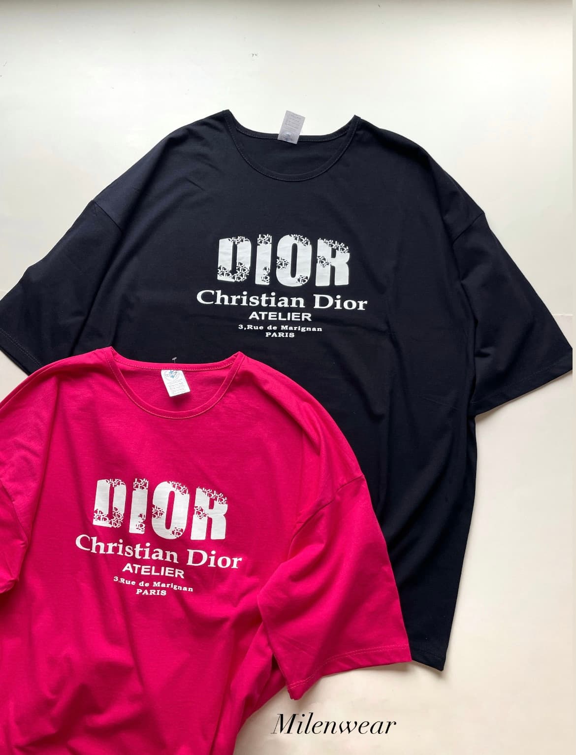 تیشرت نخ‌پنبه قواره خیلی بزرگDior — تصویر ۲