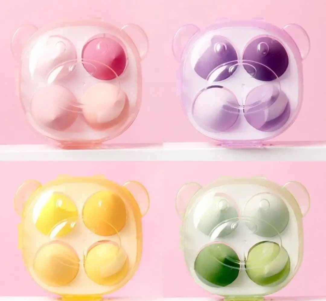 ست پد اشکی 4 عددی مدل خرسی PUFF — تصویر ۳