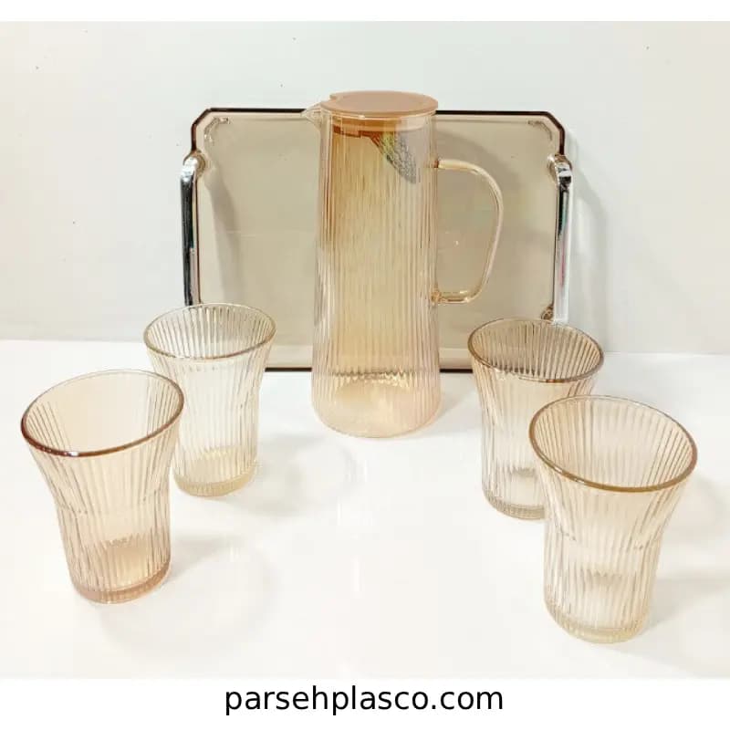 خارجی/ پارچ و لیوان(4عدد) شیشه ای — تصویر ۲