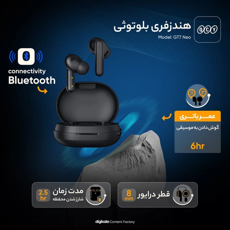 ایرپاد بلوتوثی هایلو مدل GT7 Neo — تصویر ۸