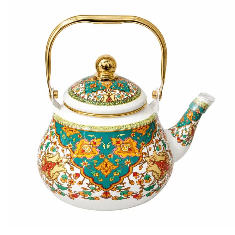 خارجی/ کتری لعابی 1.5 لیتر کد 2190 — تصویر ۲