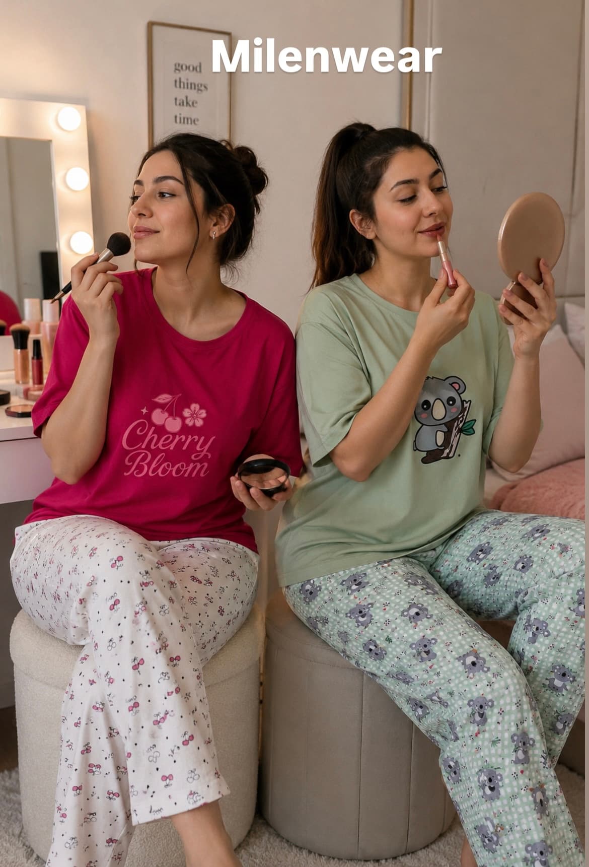 ست تیشرت شلوار بوگاتی فانتزی زنانه — تصویر ۸