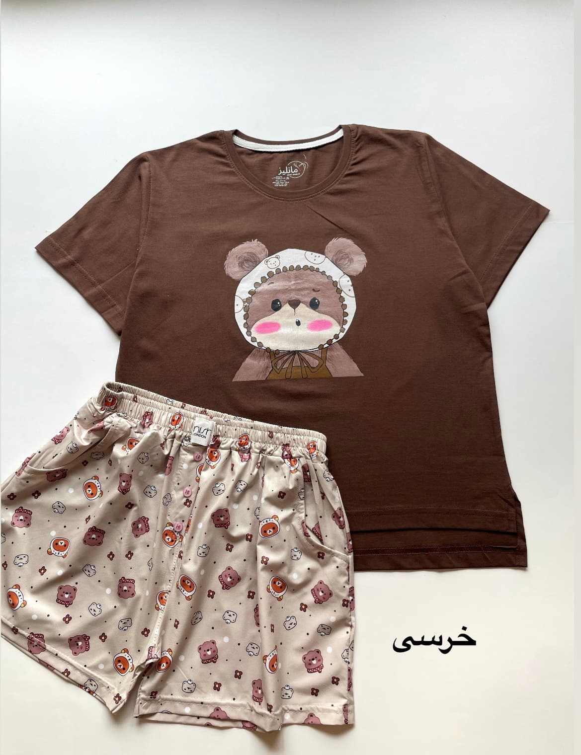 ست تیشرت شورتک پینترستی زنانه — تصویر ۴