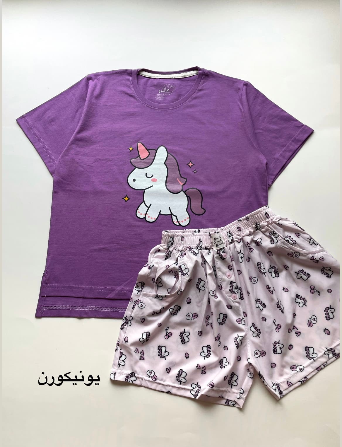 ست تیشرت شورتک پینترستی زنانه — تصویر ۳