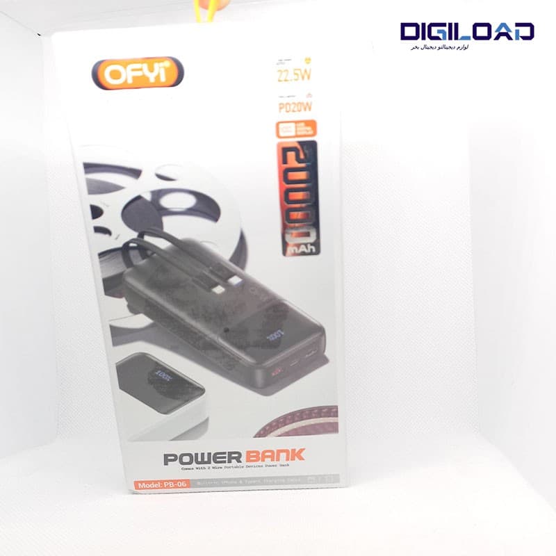 پاوربانک اوفی 20000 OFYI مدل PB-06