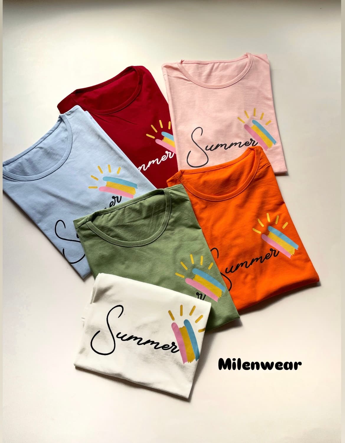 تیشرت نخ پنبه summer زنانه