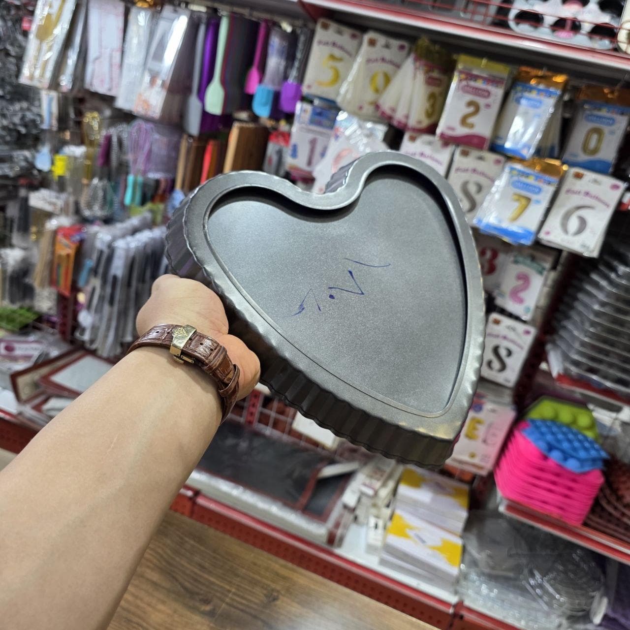 قالب تارت قلب تفلون دو سایز — تصویر ۶