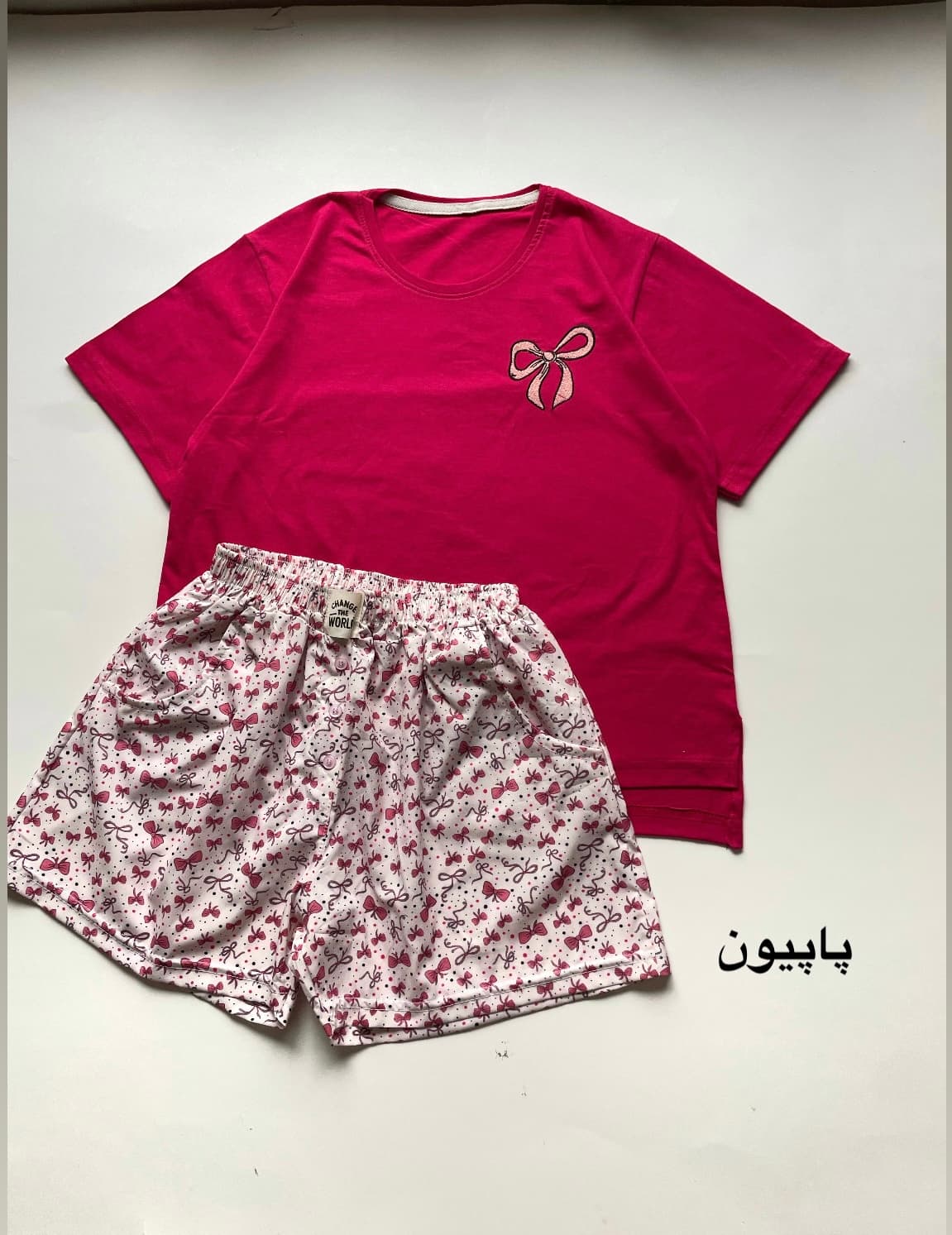 ست کراپ شورتک میکس عروسکی زنانه — تصویر ۹