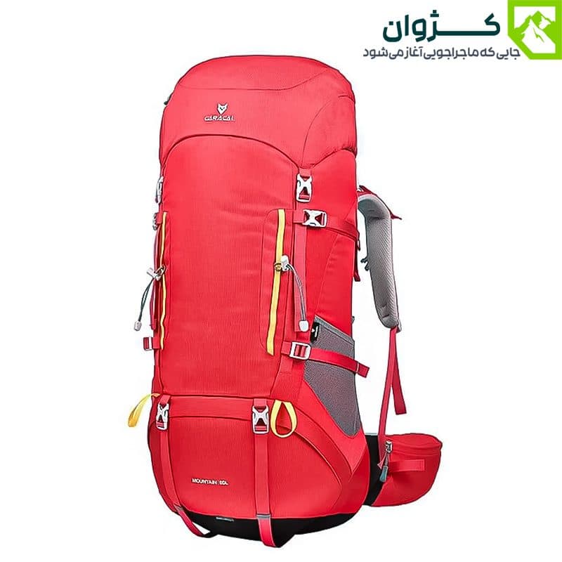 کوله پشتی 80 لیتری کاراکال مدل MOUNTAIN CA-B4017 — تصویر ۹