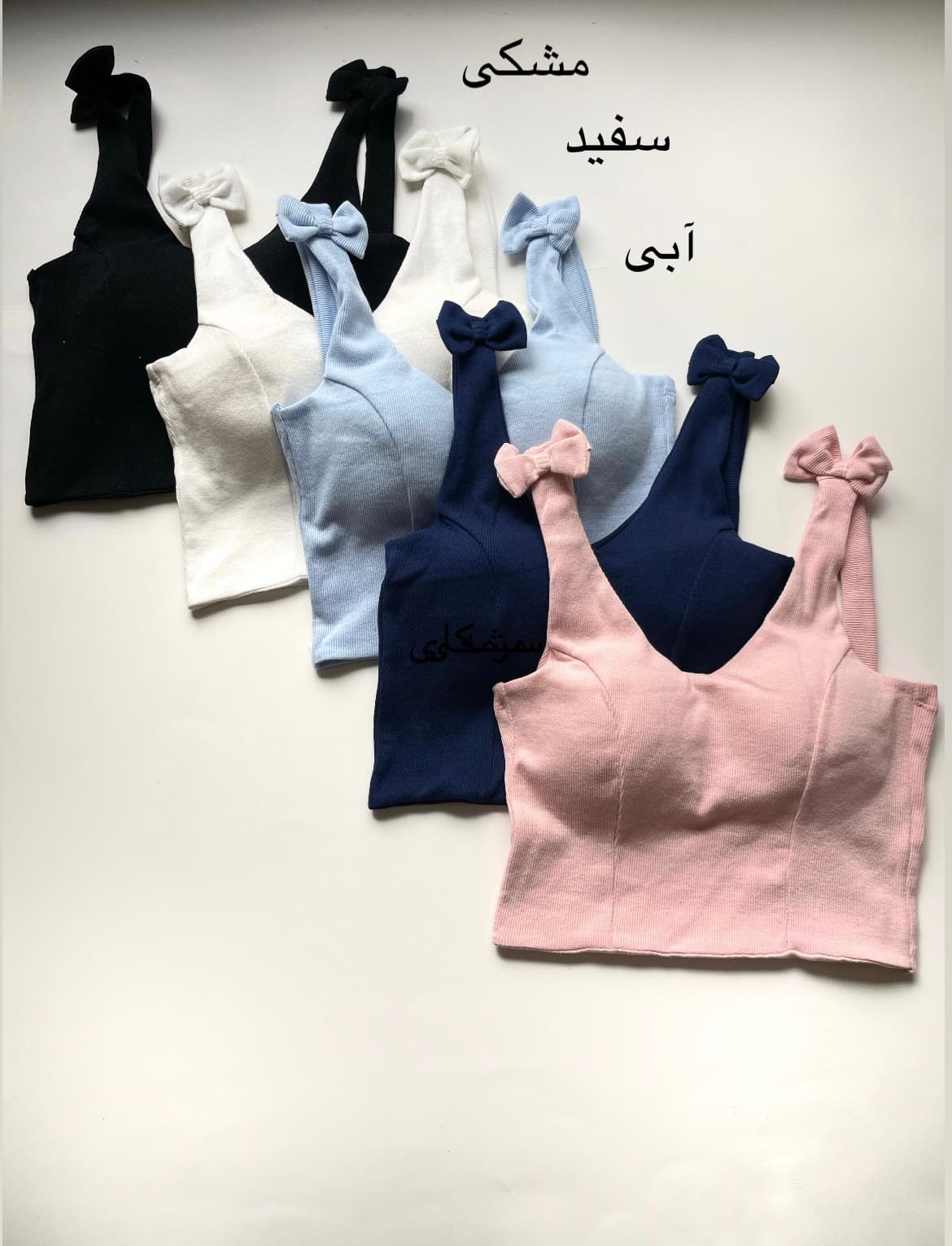 کراپ کاپدار نخ پنبه کبریتی زنانه — تصویر ۳