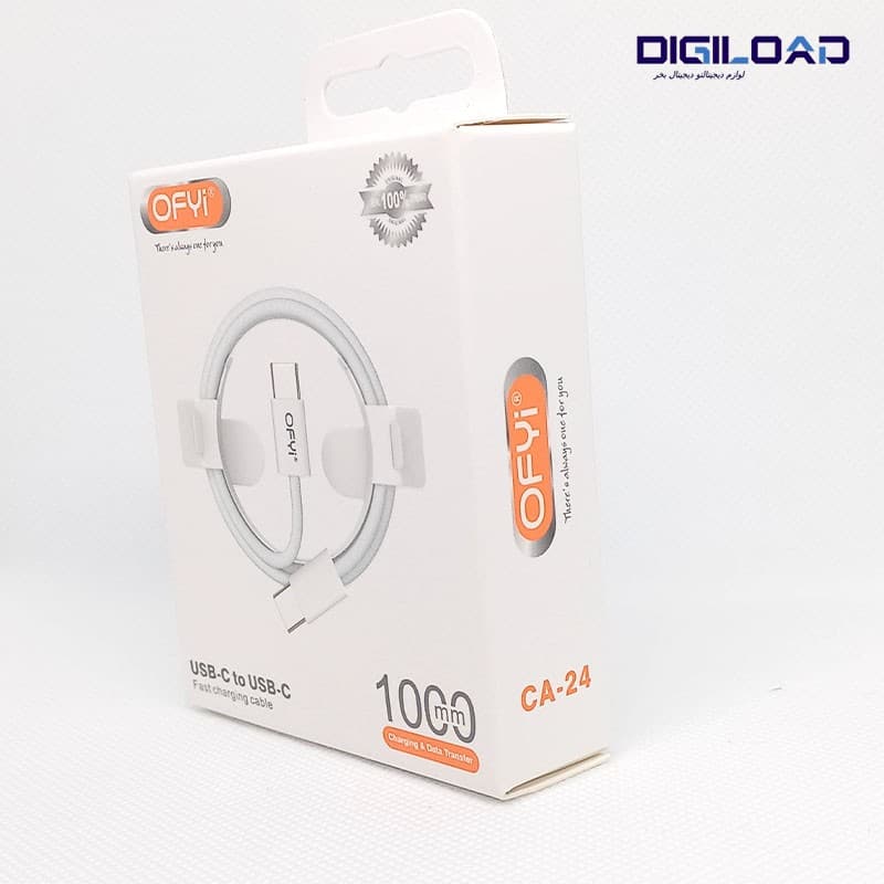 کابل شارژ USB-C to USB-C اوفی مدل CA-24 — تصویر ۴