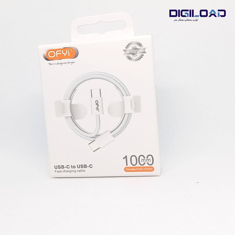 کابل شارژ USB-C to USB-C اوفی مدل CA-24 — تصویر ۳