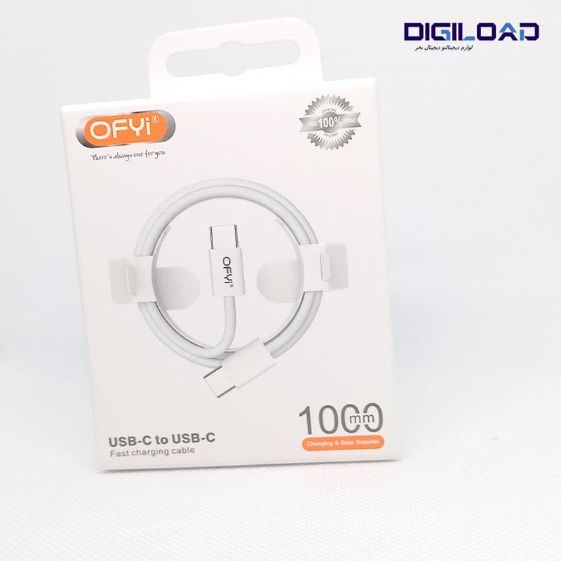 کابل شارژ USB-C to USB-C اوفی مدل CA-24