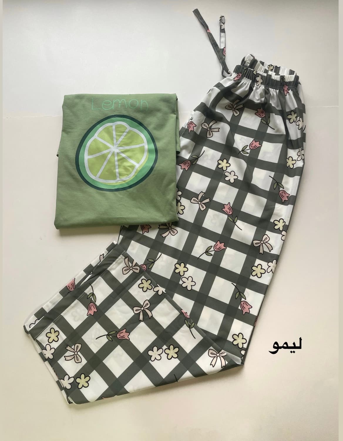 ست تیشرت شلوار پینترستی لانگ قواره دارزنانه — تصویر ۹