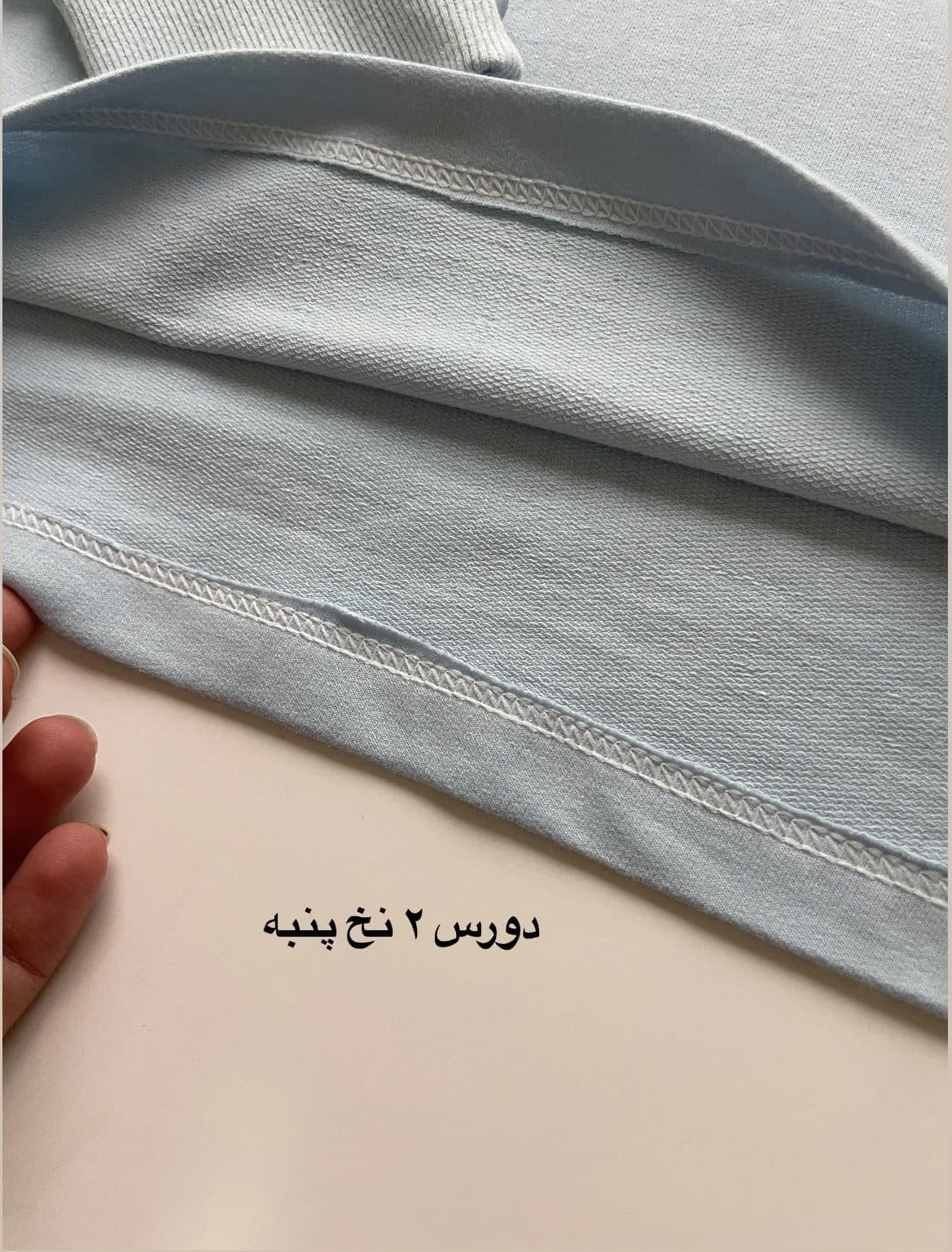 بلوز دورس دونخ گلدوزی تینا زنانه — تصویر ۷