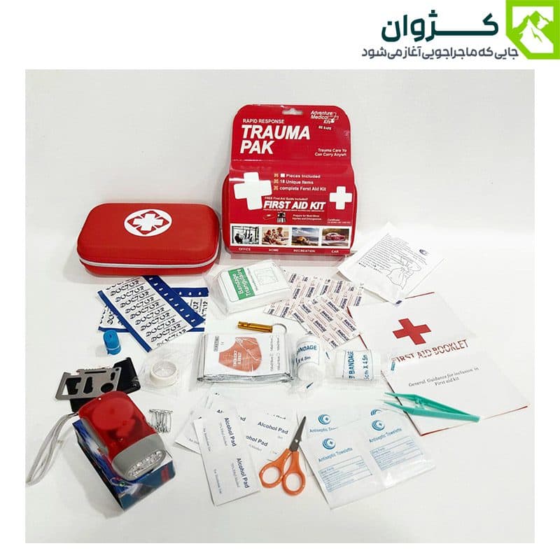کیت کمک های اولیه 18 تکه TRAUMA PAK — تصویر ۸