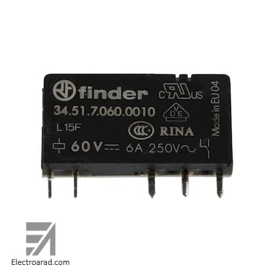 رله پی ال سی 220 ولت فیندر finder 345170600010