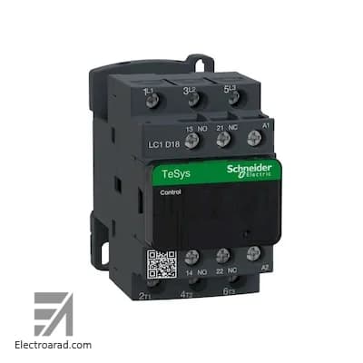 کنتاکتور 18 آمپر 220 ولت اشنایدر (اصلی) کد LC1D18M7 — تصویر ۲