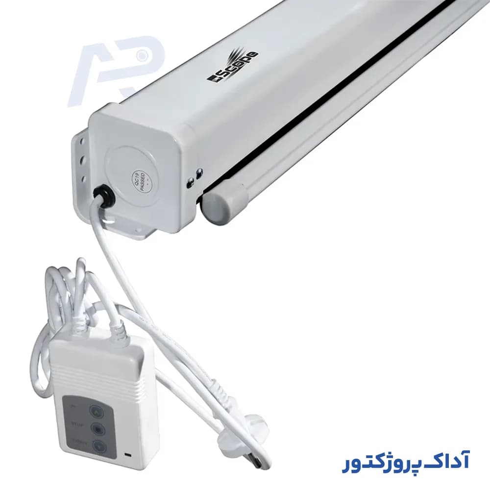 پرده نمایش برقی ویدئو پروژکتور اسکوپ ابعاد 300 در 300 — تصویر ۳