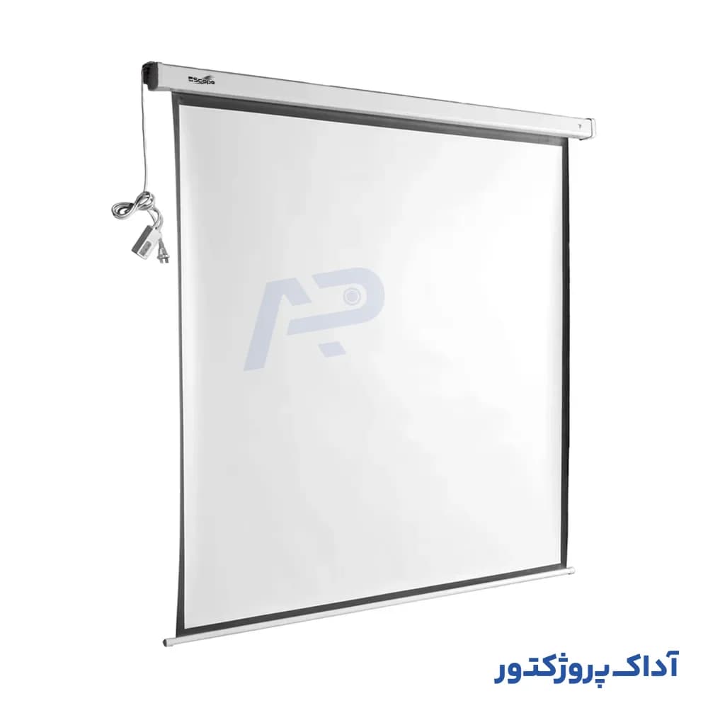 پرده نمایش برقی ویدئو پروژکتور اسکوپ ابعاد 300 در 300 — تصویر ۵