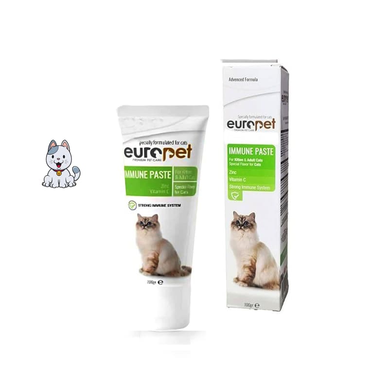 خمیر تقویت ایمنی گربه یوروپت Europet Immunis Paste — تصویر ۲