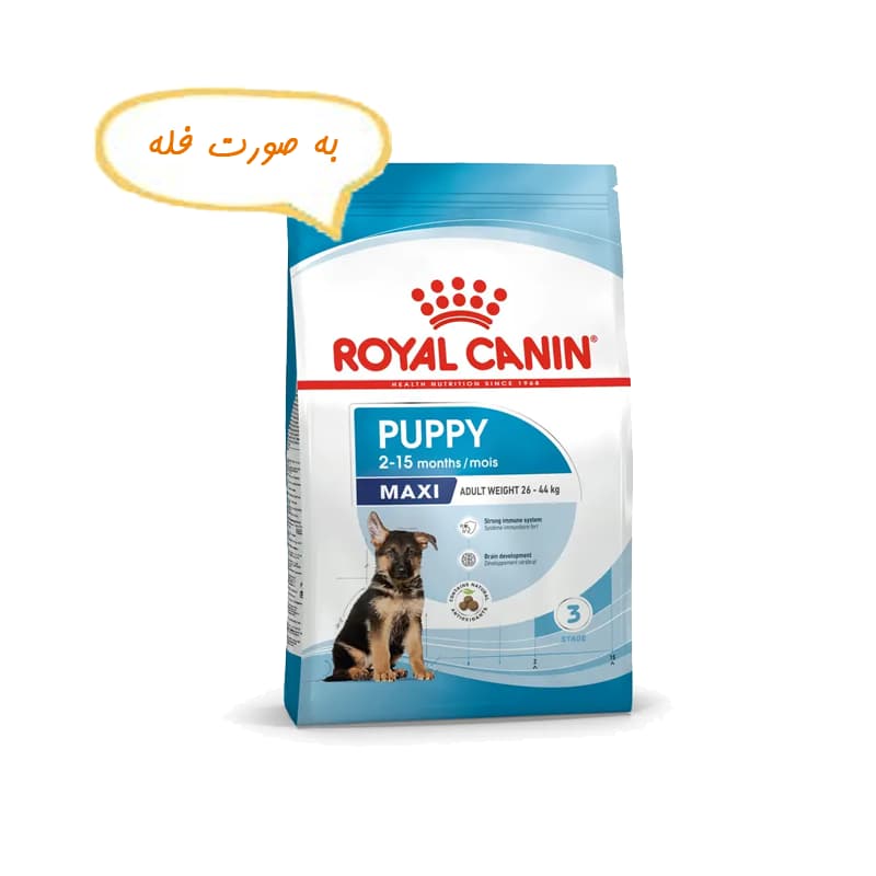 غذا خشک توله سگ نژاد بزرگ رویال کنین یک کیلوگرم (بسته بندی اشی مشی پت) Royal Canin Maxi Puppy — تصویر ۲