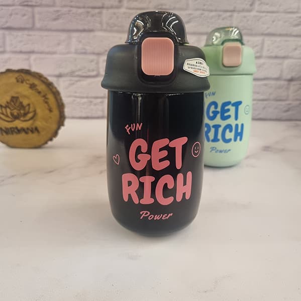 قمقمه (تراول ماگ) مدل GET RICH — تصویر ۵