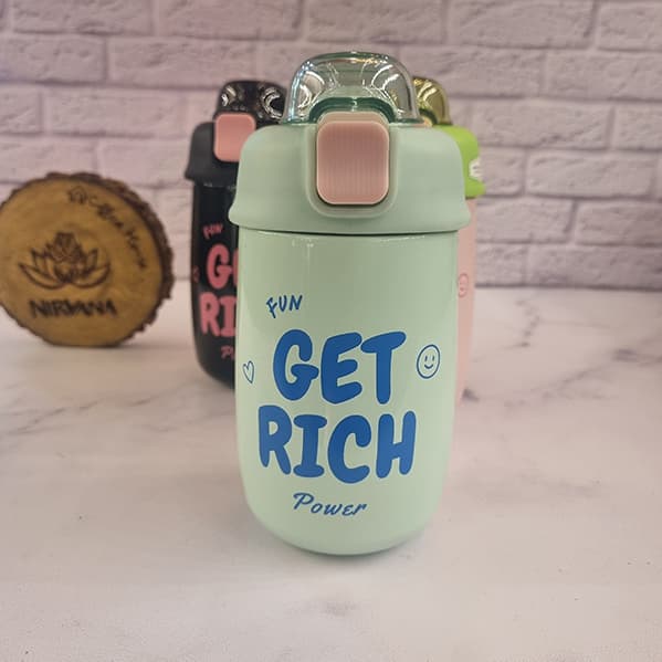 قمقمه (تراول ماگ) مدل GET RICH — تصویر ۳
