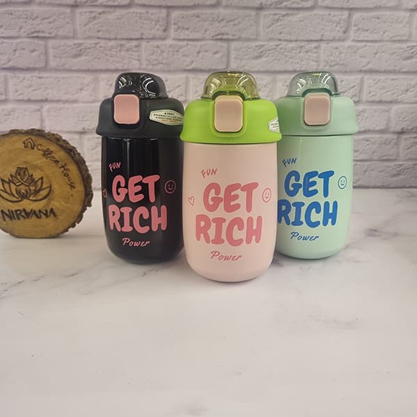 قمقمه (تراول ماگ) مدل GET RICH