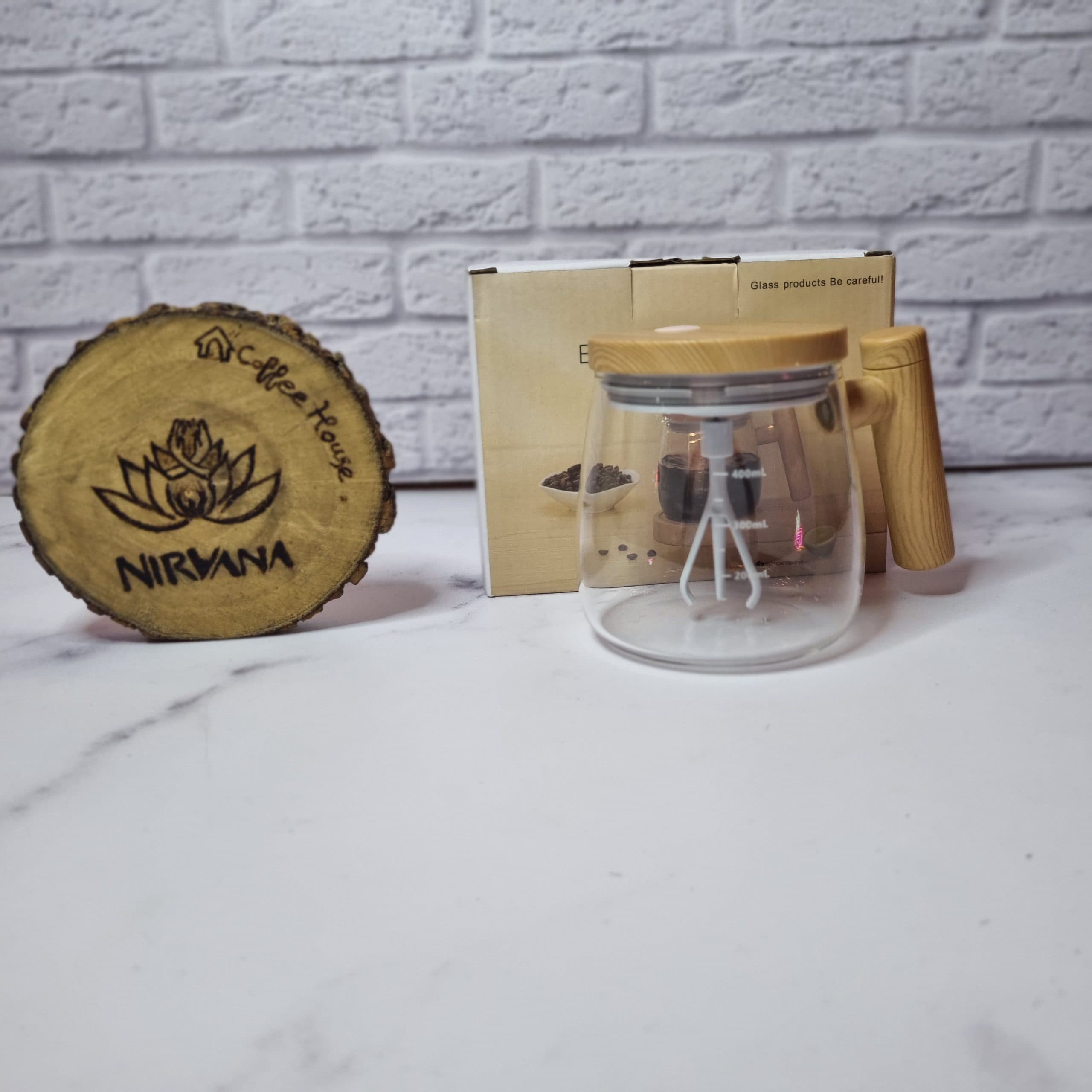 ماگ همزن دار پیرکس مدل شارژی