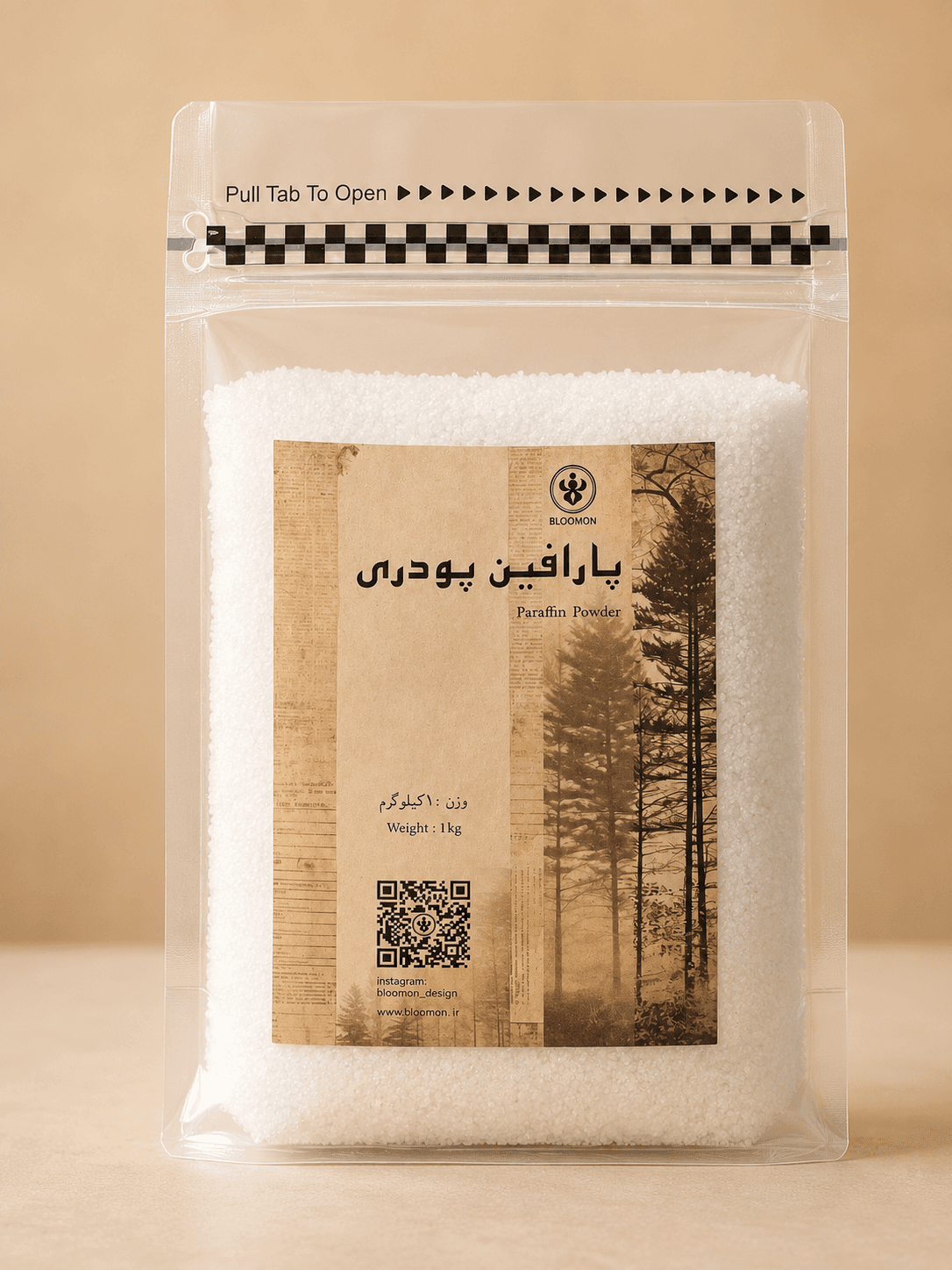 پارافین پودری Bloomon – بسته ۱ کیلوگرمی