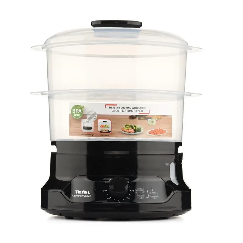 بخار پز دو کاره سه طبقه تفال( Tefal) |مدل VC139865 |ظرفیت 6لیتر