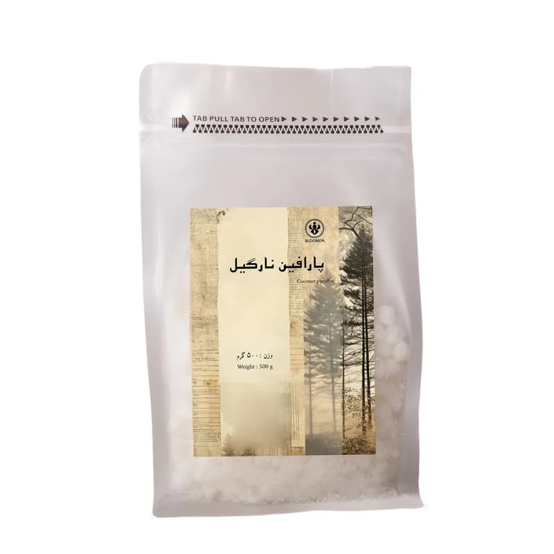 پارافین جامد شمع بلومون مدل نارگیل وزن ۵۰۰ گرم — تصویر ۲