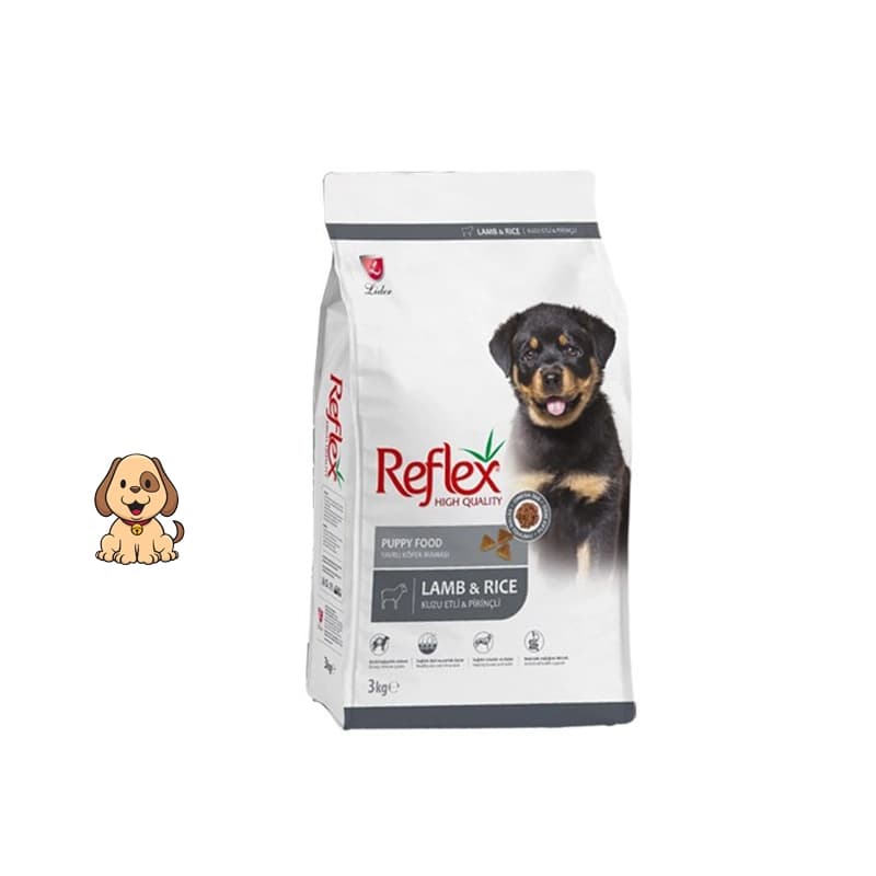 غذا خشک توله سگ با طعم بره و برنج رفلکس وزن 3 کیلوگرم Reflex Puppy Lamb & Rice — تصویر ۲