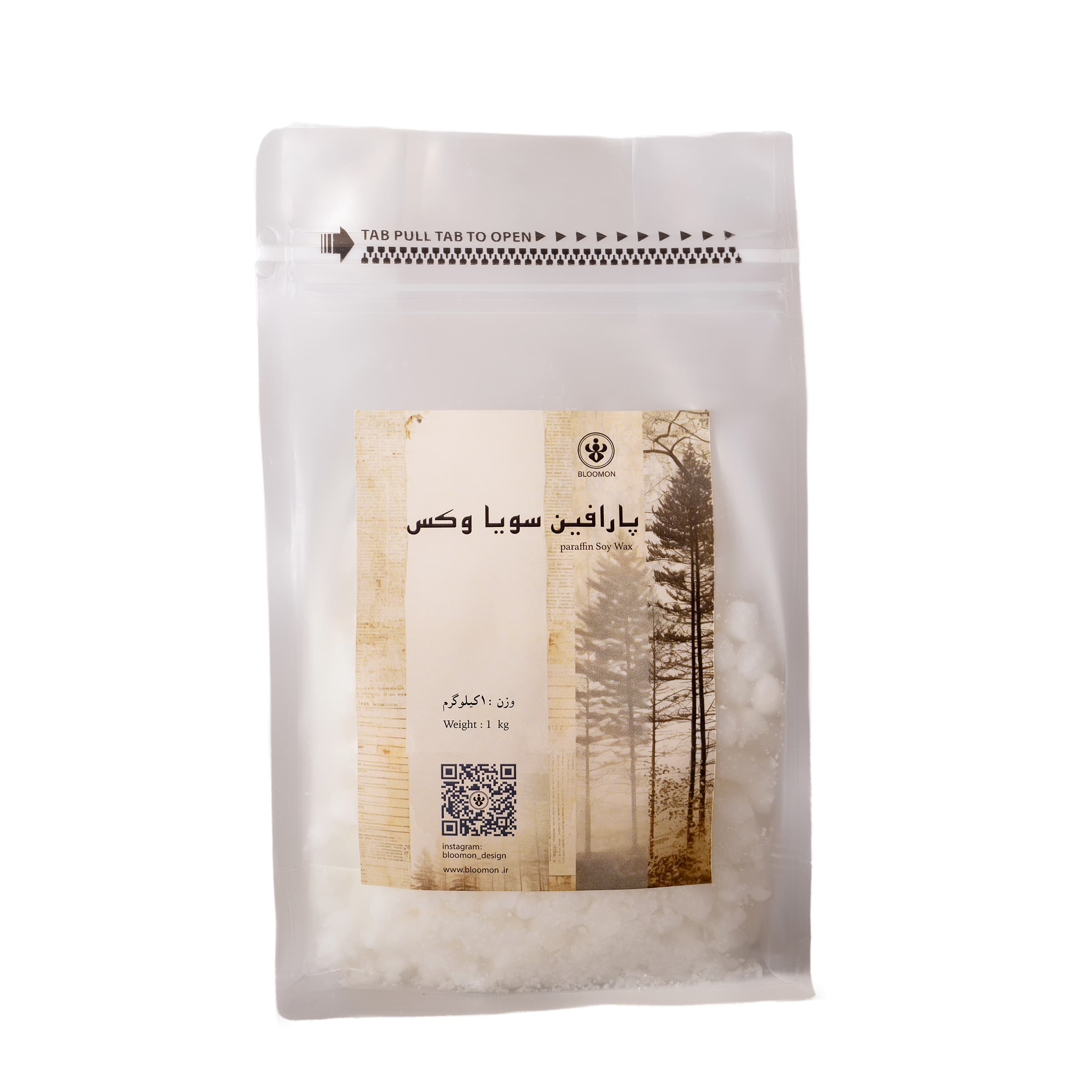 سویا وکس BLOOMON – بسته ۱ کیلوگرمی