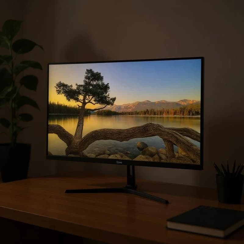 مانیتور 24 اینچ جی پلاس GDM-245MN | کیفیت Full HD و پنل IPS حرفه‌ای — تصویر ۷