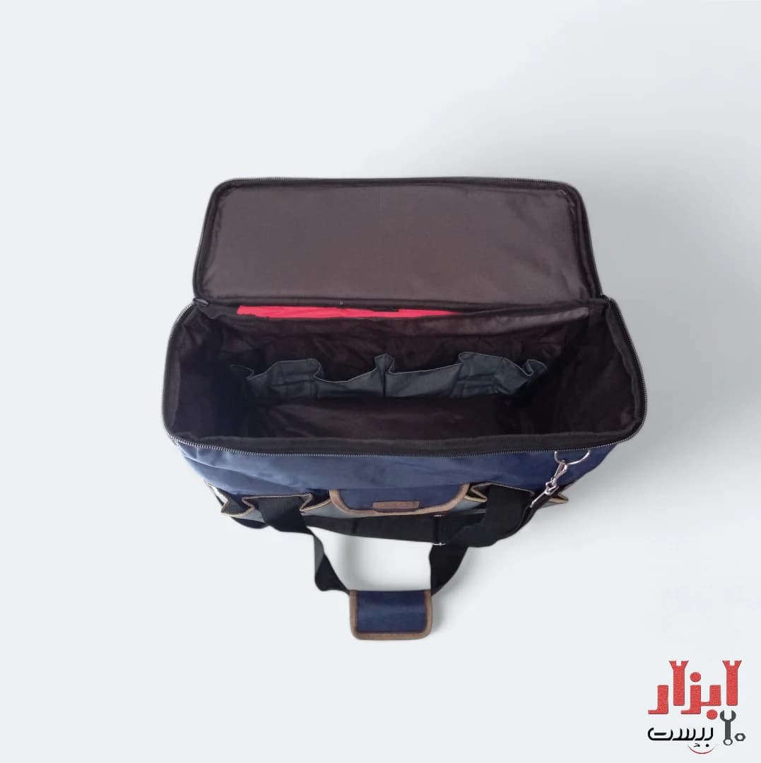 کیف ابزار برزنتی مکعبی بزرگ 9 جیب — تصویر ۴