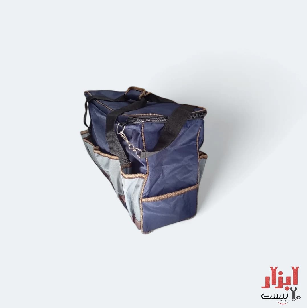 کیف ابزار برزنتی مکعبی بزرگ 9 جیب — تصویر ۳