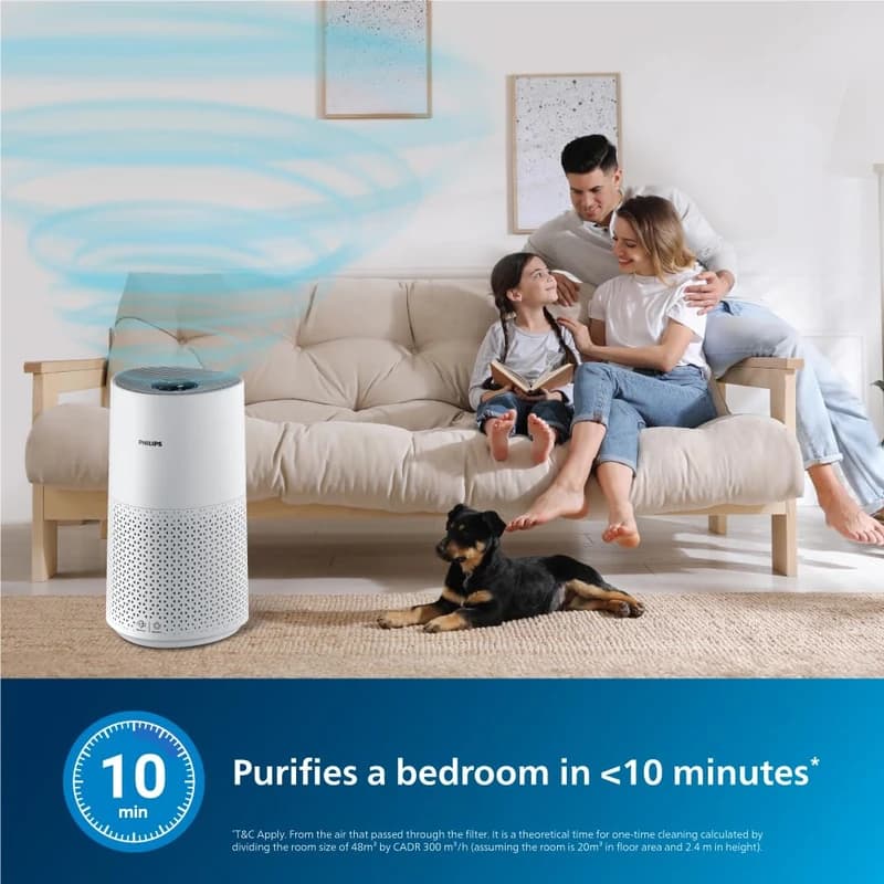 دستگاه تصفیه هوا فیلیپس AC1711 با فیلتر HEPA ذرات ریز — تصویر ۴