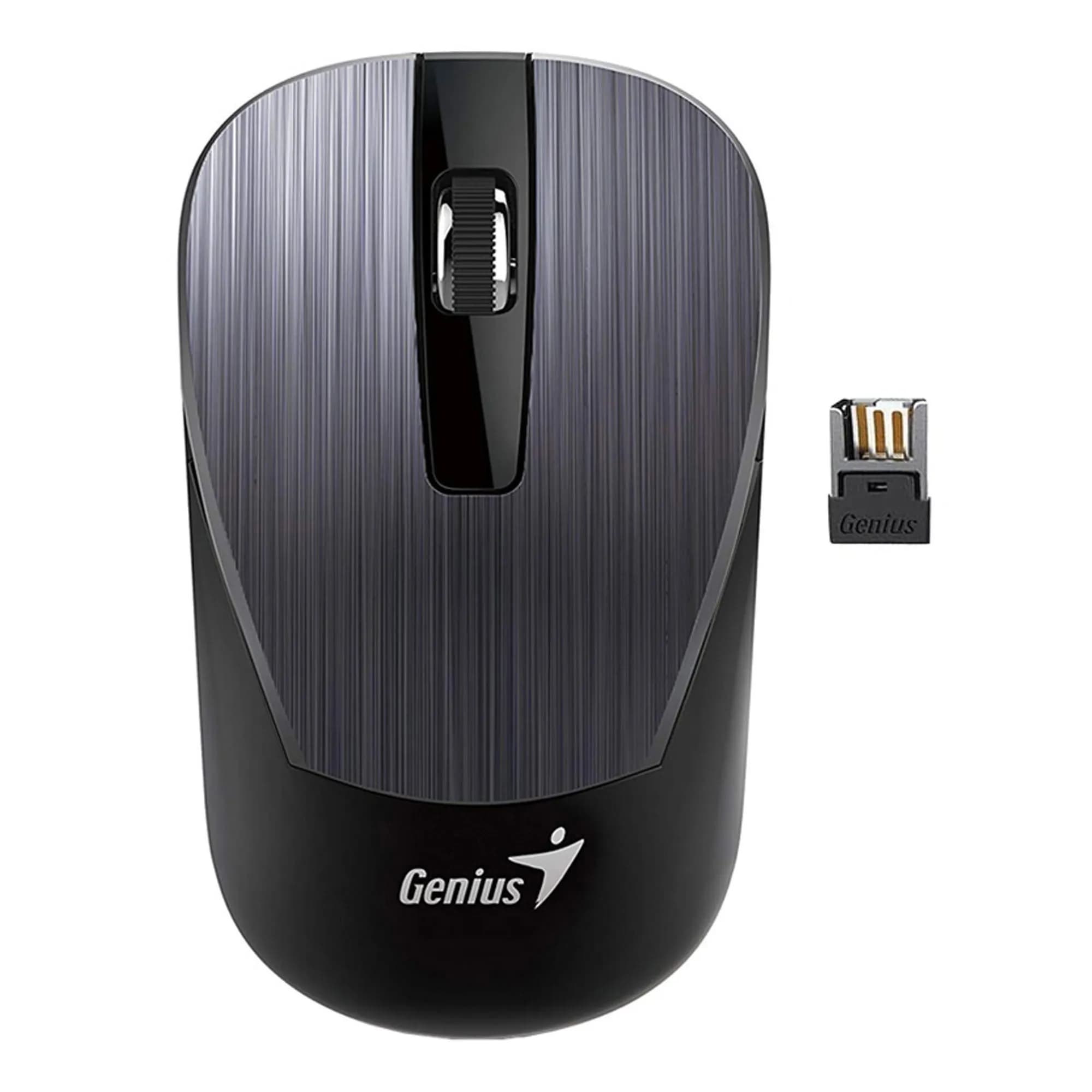 ماوس بی سیم جنیوس NX-7015 | موس وایرلس ارگونومیک با برد 10 متر و سنسور اپتیکال دقیق