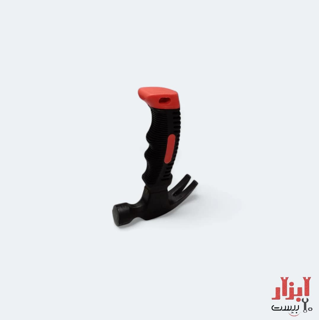 چکش دو شاخ میخ کش دسته کوتاه 390 گرم — تصویر ۴