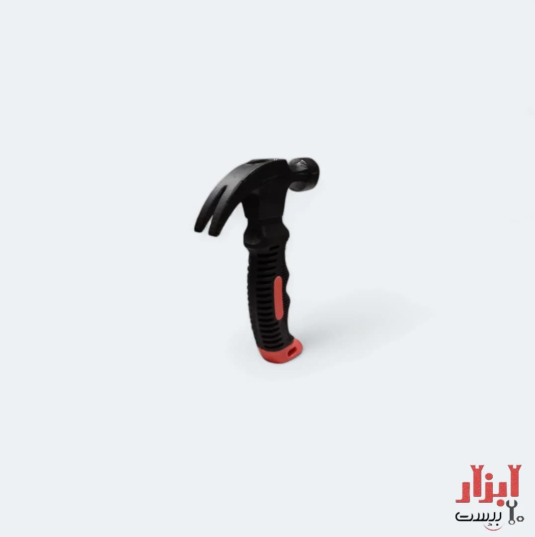چکش دو شاخ میخ کش دسته کوتاه 390 گرم — تصویر ۳