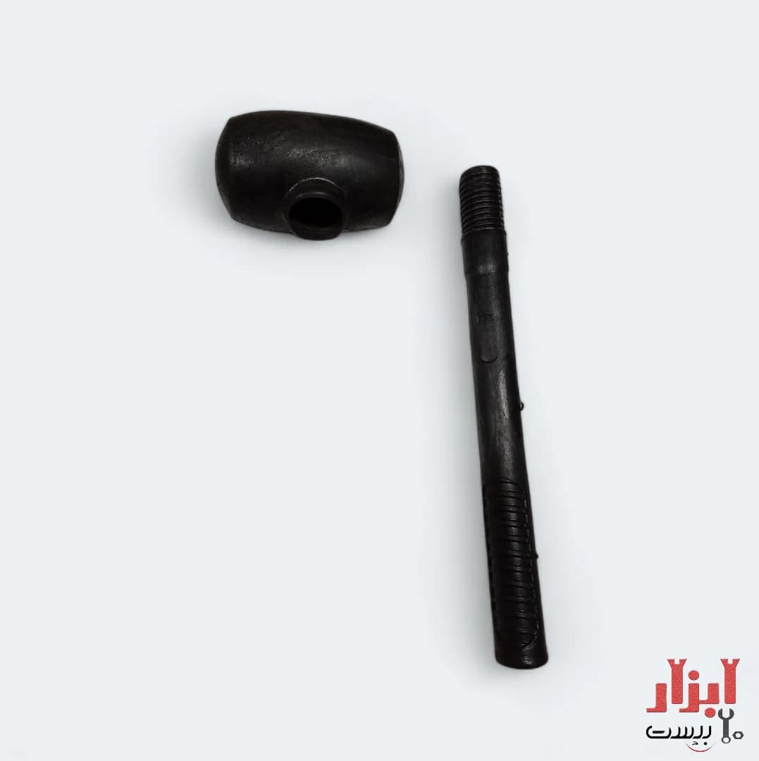 چکش لاستیکی دسته فایبر 465 گرم — تصویر ۴