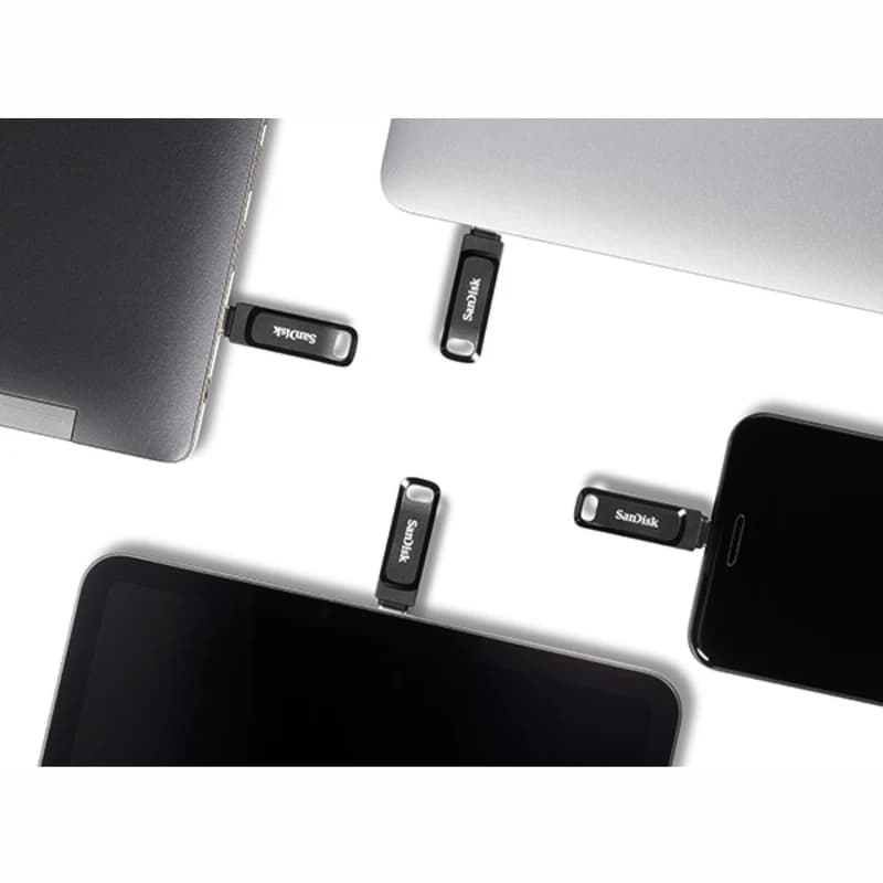 فلش مموری 64 گیگابایت سن دیسک مدل Ultra Dual Drive GO USB Type-C — تصویر ۳