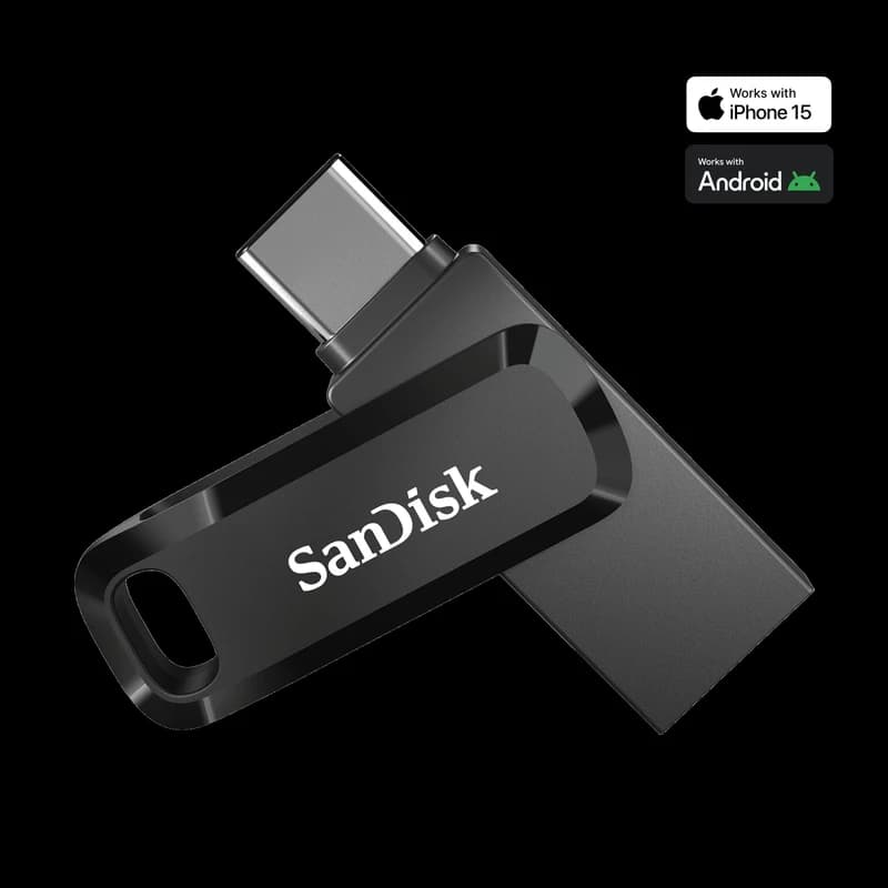 فلش مموری 64 گیگابایت سن دیسک مدل Ultra Dual Drive GO USB Type-C — تصویر ۴
