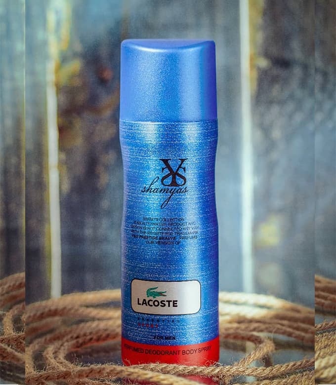 اسپری خوشبوکننده بدن مردانه مدل لاگوست اسنشیال (Lacoste Essential)