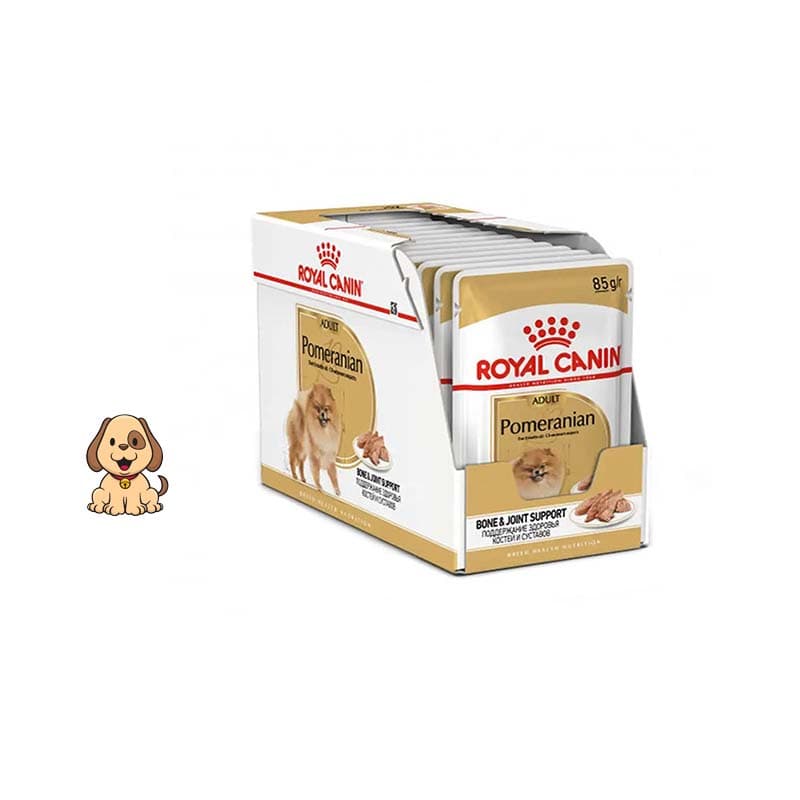 پوچ سگ پامرانین بالغ رویال کنین 85 گرم Royal Canin Pomeranian