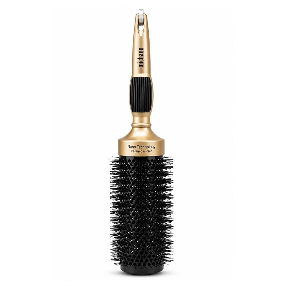 برس پیچ گرد نسوز میچانو 16 سانت 53 میل قطر MICHANO Round Hair Brush